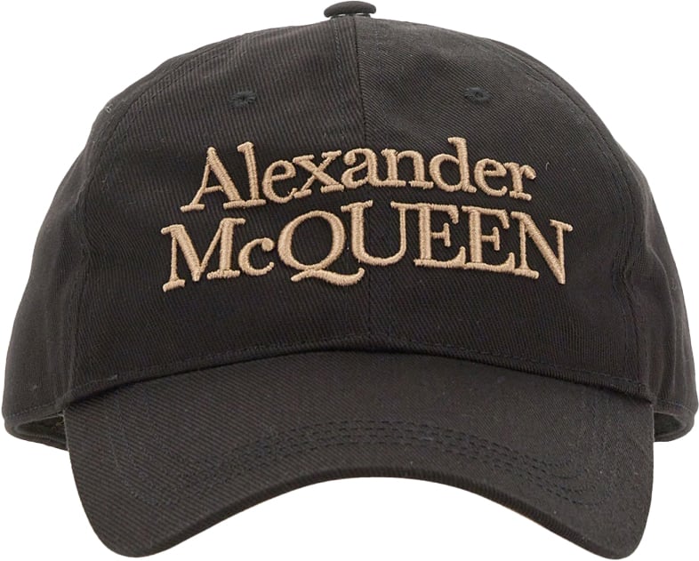 Alexander McQueen BASEBALL CAP Zwart