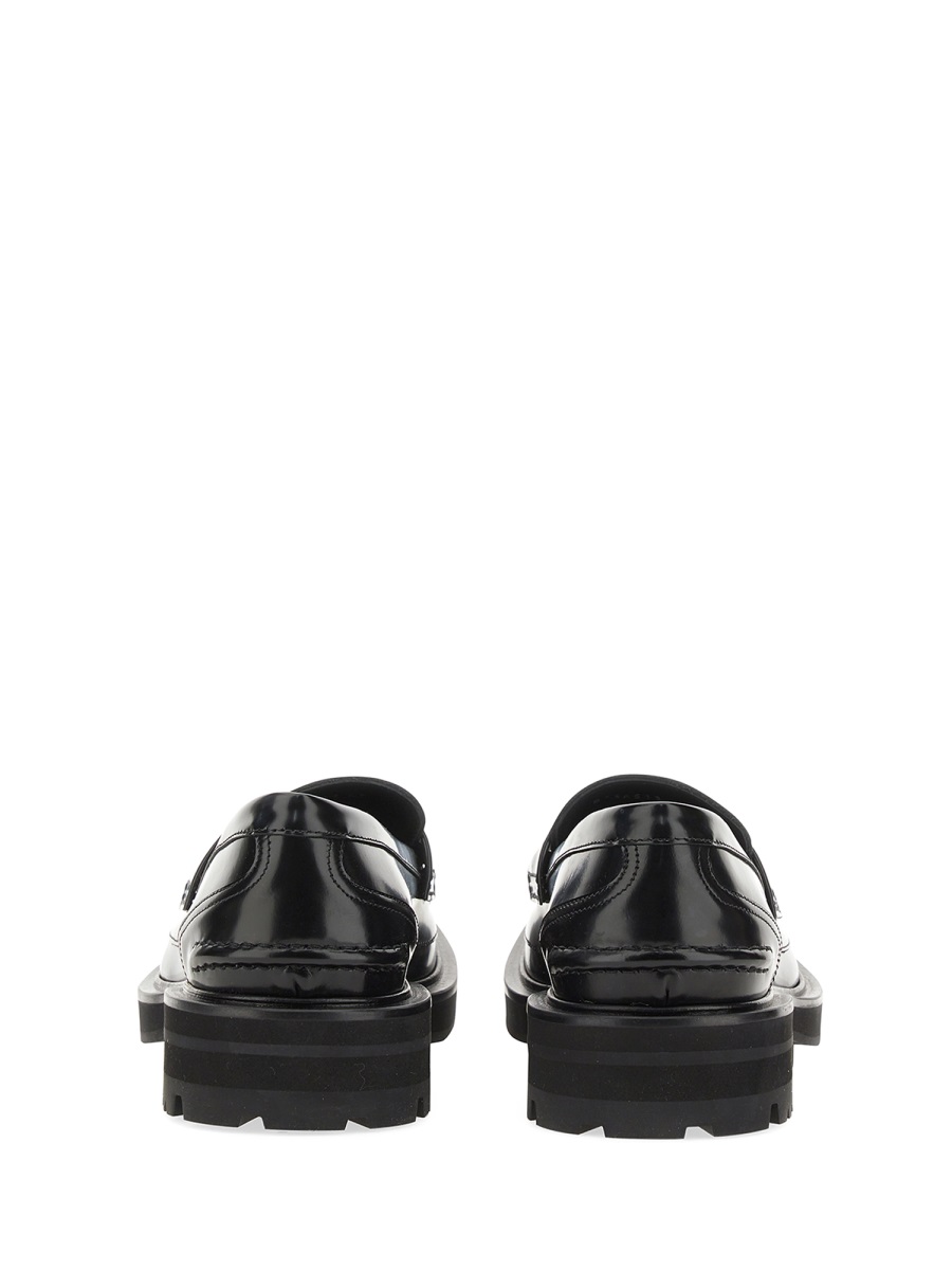 Alexander McQueen LEATHER LOAFER Zwart