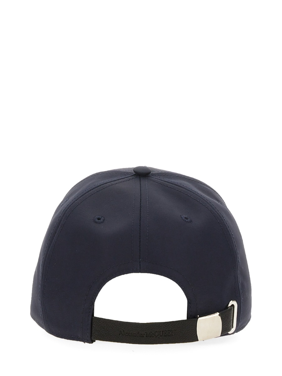 Alexander McQueen GRAFFITI LOGO HAT Blauw