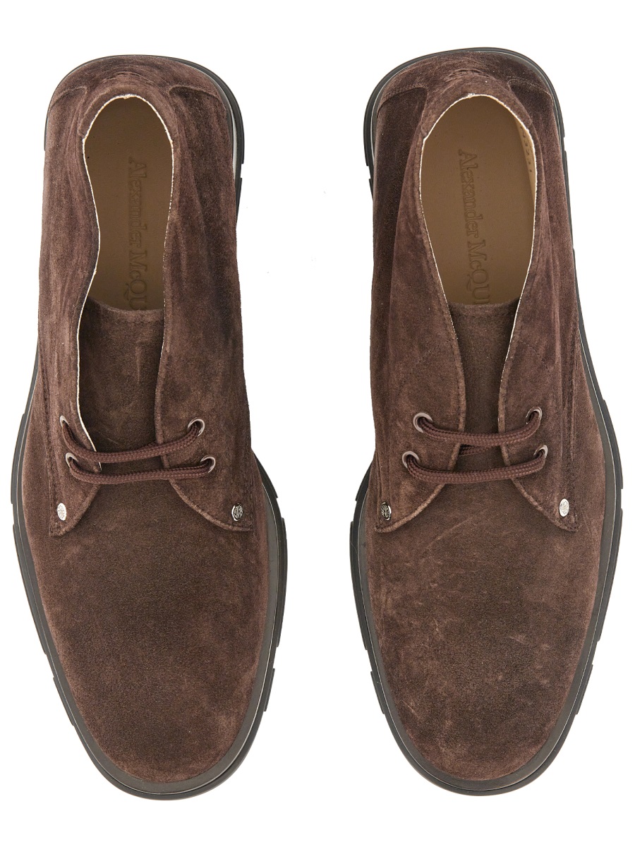 Alexander McQueen SUEDE BOOT Bruin