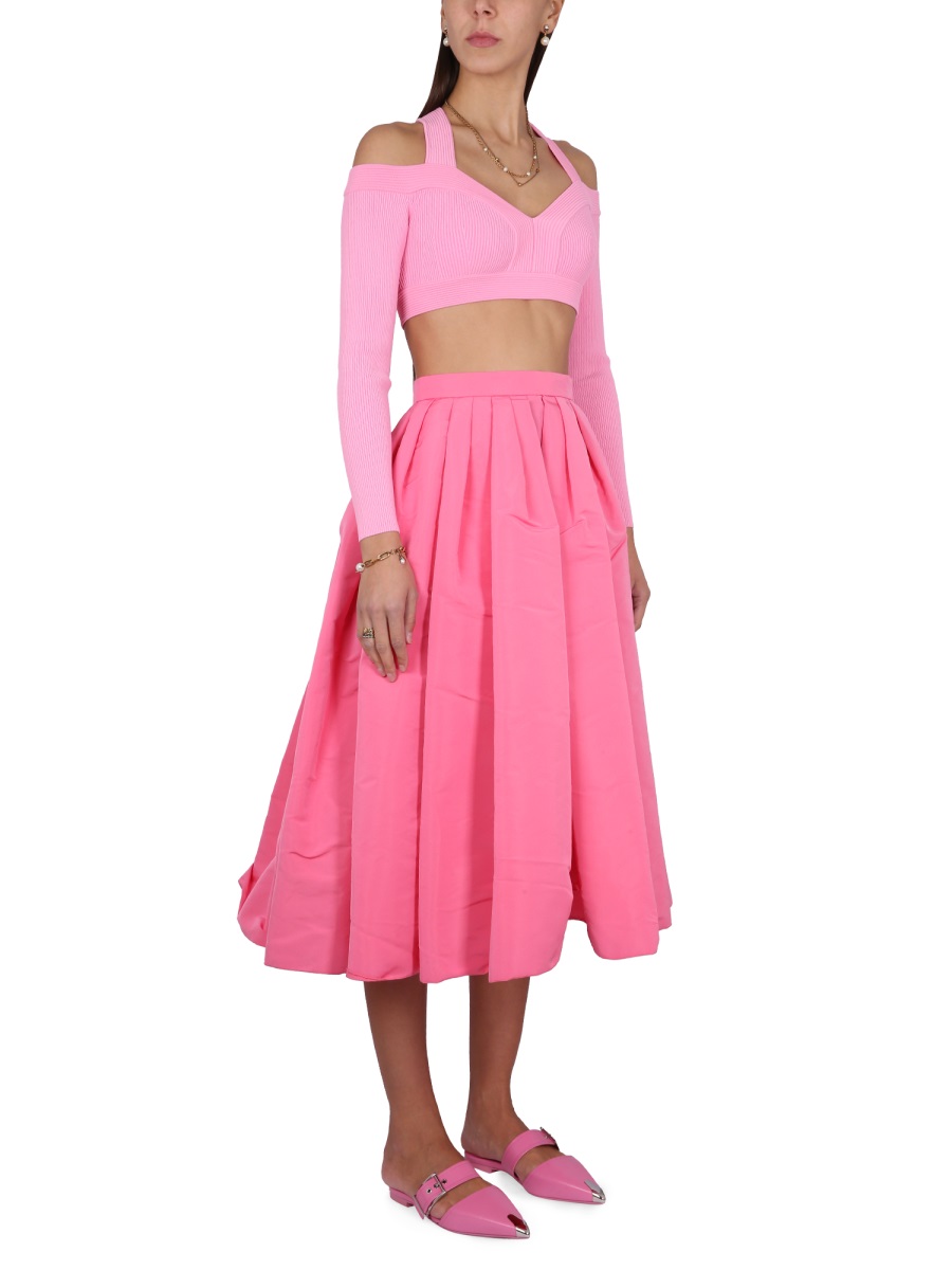 Alexander McQueen CROPPED SHIRT Roze