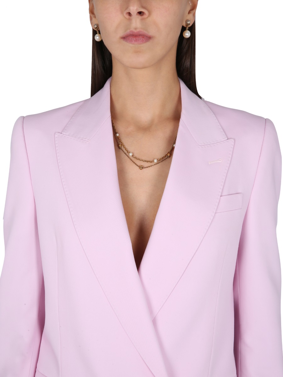Alexander McQueen DOUBLE-BREASTED JACKET Roze