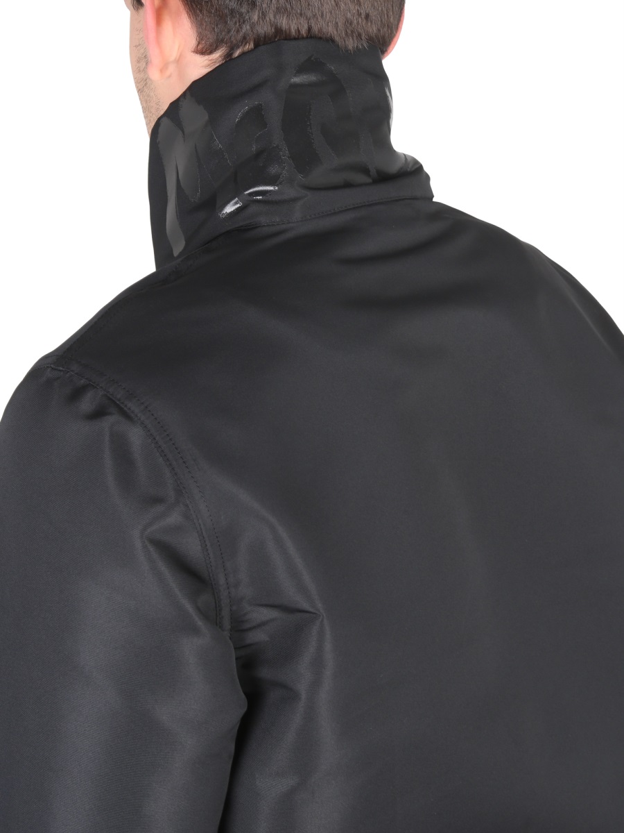 Alexander McQueen JACKET WITH LOGO Zwart