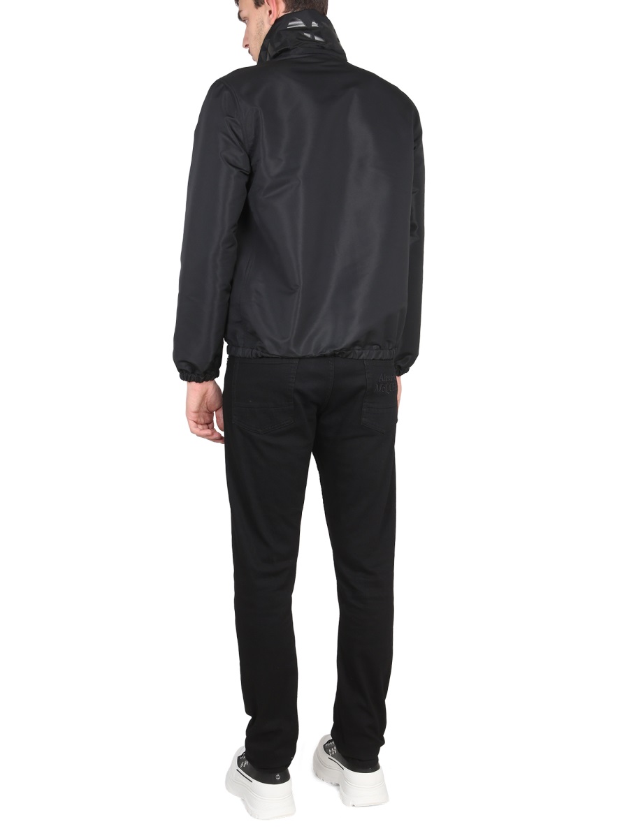 Alexander McQueen JACKET WITH LOGO Zwart