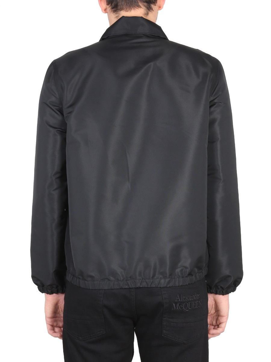 Alexander McQueen JACKET WITH LOGO Zwart