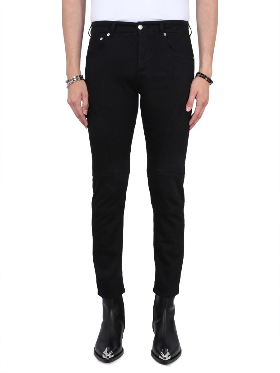 Alexander McQueen BIKER JEANS Zwart