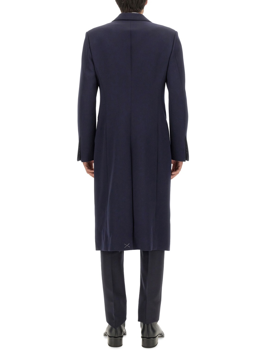 Alexander McQueen DOUBLE-BREASTED COAT Blauw