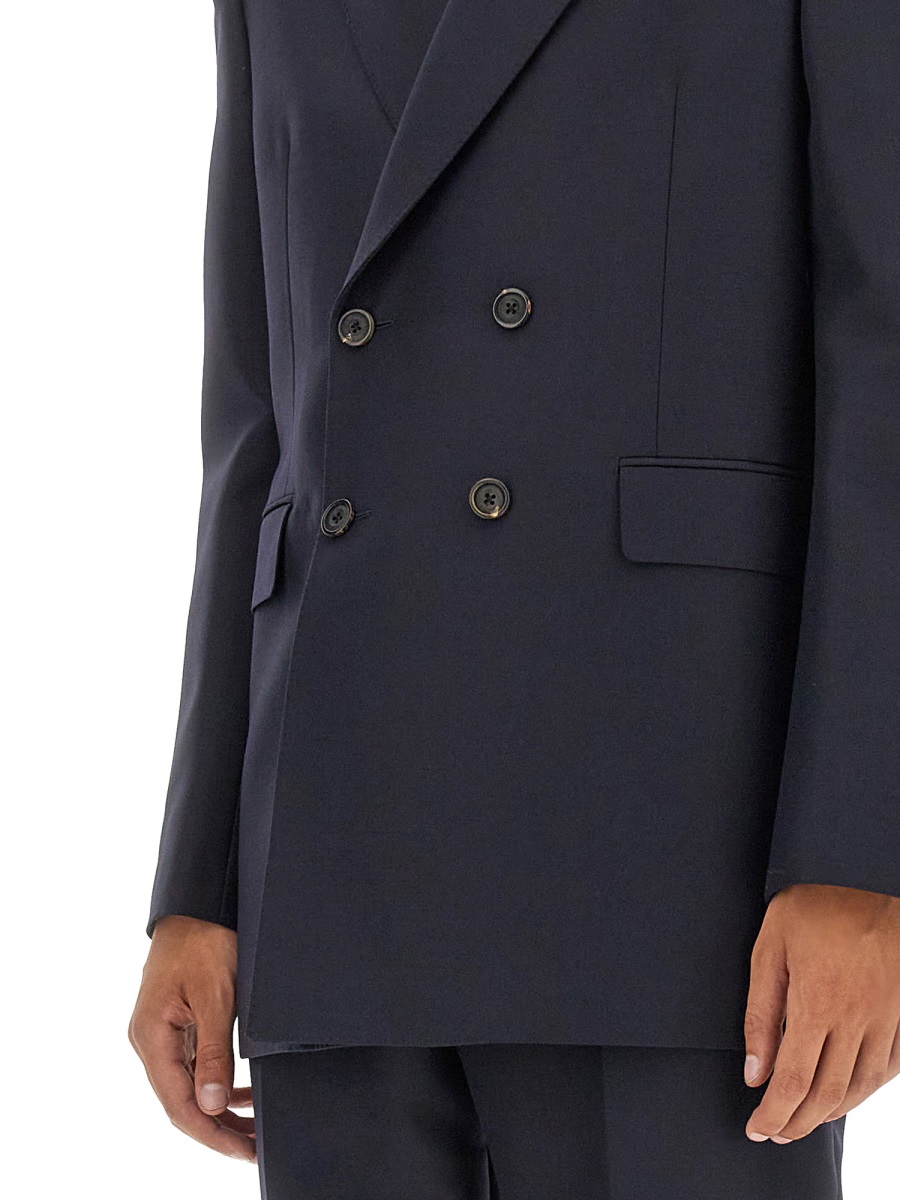 Alexander McQueen DOUBLE-BREASTED JACKET Blauw