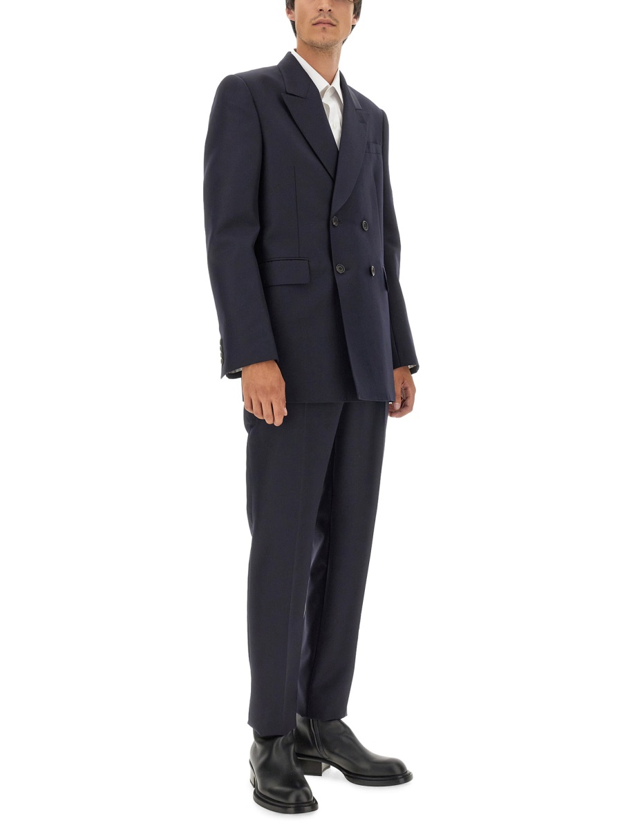 Alexander McQueen DOUBLE-BREASTED JACKET Blauw