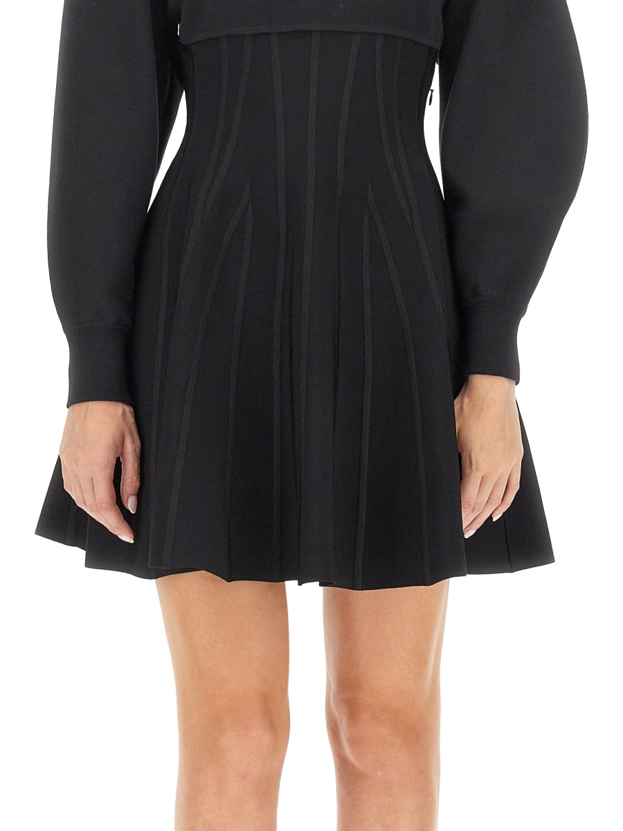 Alexander McQueen MINI DRESS Zwart