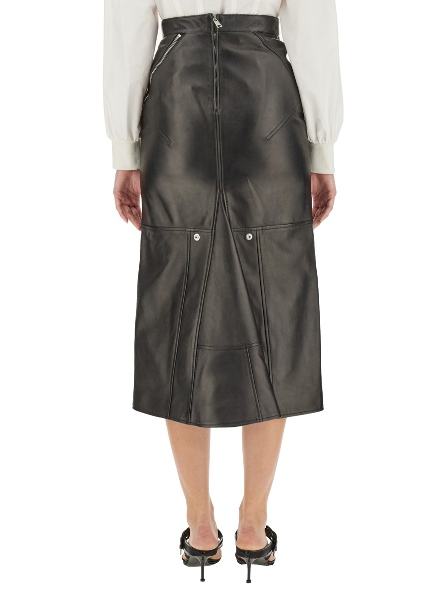 Alexander McQueen MIDI SKIRT Zwart