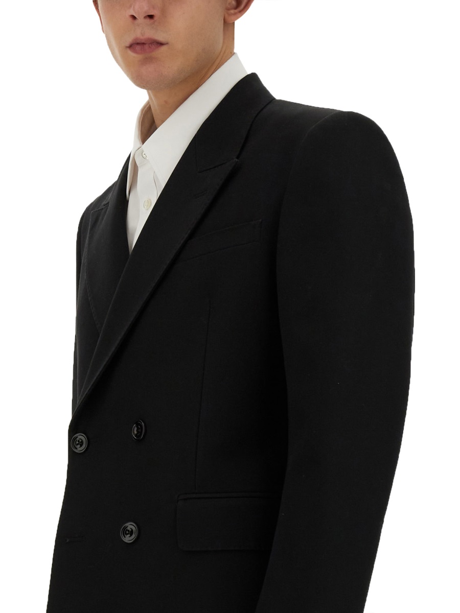 Alexander McQueen DOUBLE-BREASTED JACKET Zwart