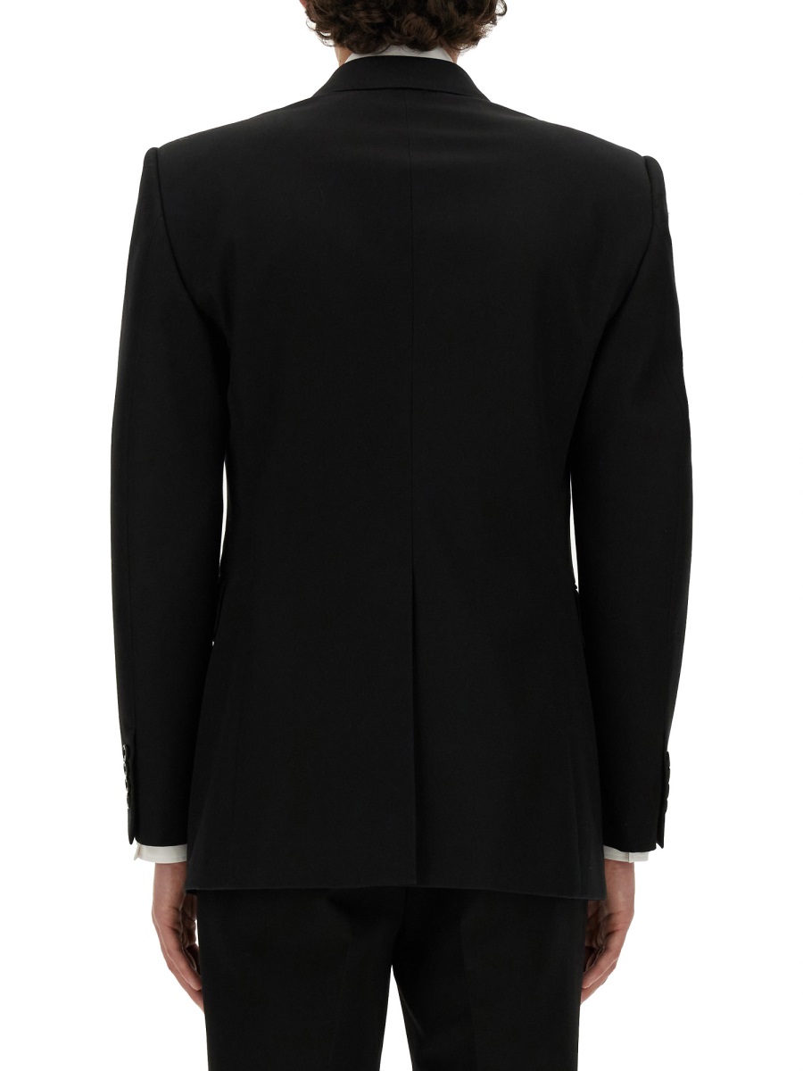 Alexander McQueen DOUBLE-BREASTED JACKET Zwart