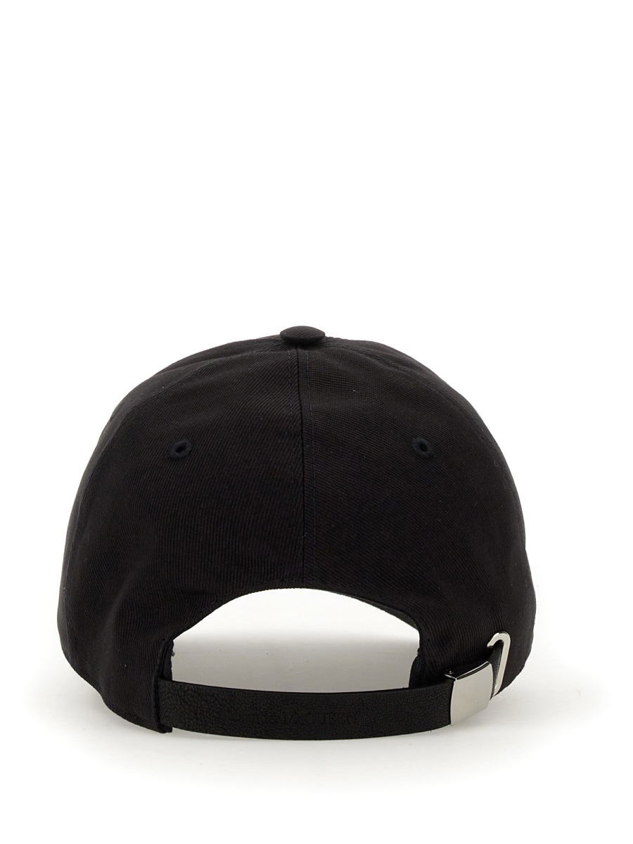 Alexander McQueen BASEBALL HAT WITH LOGO Zwart