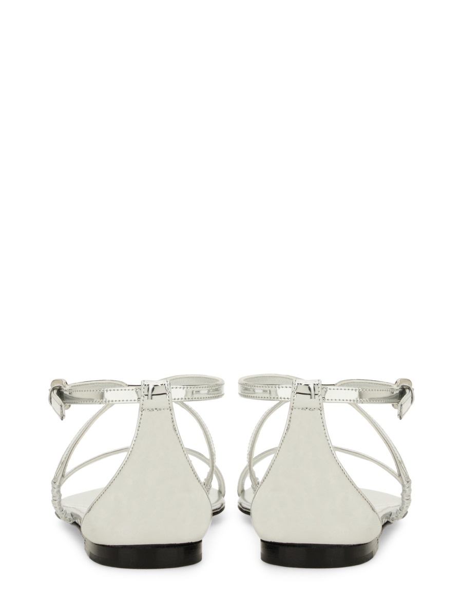 Alexander McQueen STRAPPY SANDAL Zilver