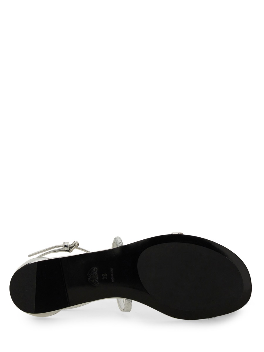 Alexander McQueen STRAPPY SANDAL Zilver