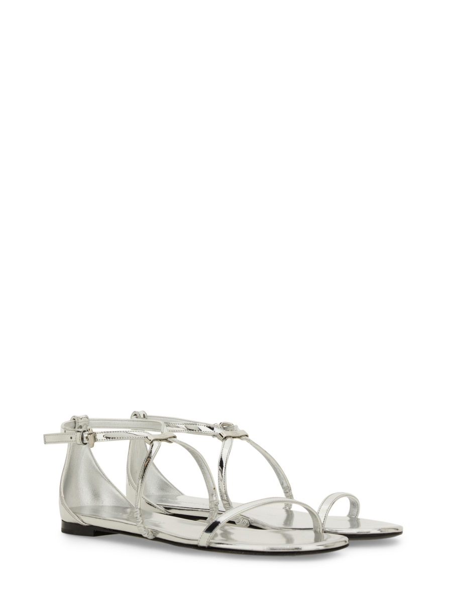 Alexander McQueen STRAPPY SANDAL Zilver