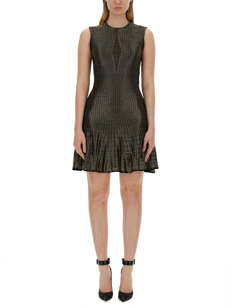 Alexander McQueen MINI DRESS Zwart