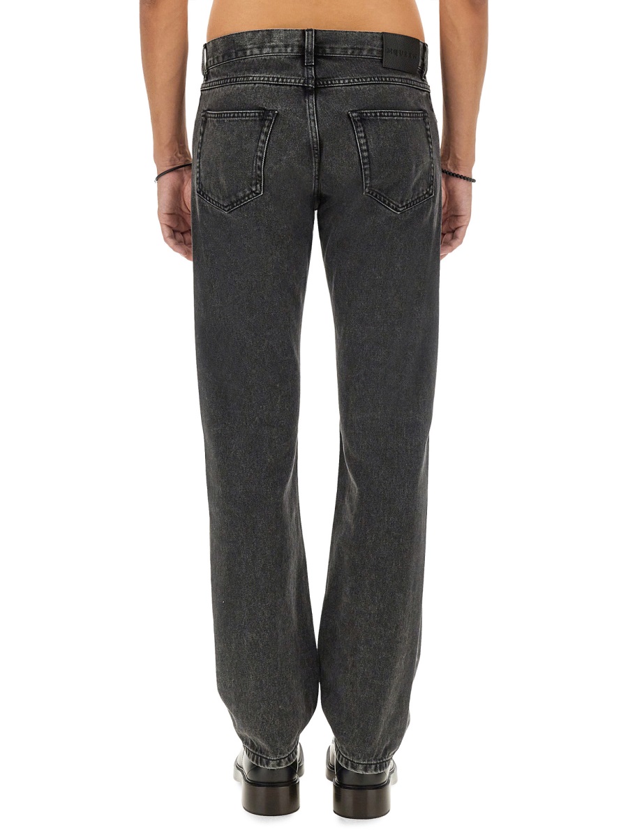 Alexander McQueen JEANS IN DENIM Zwart
