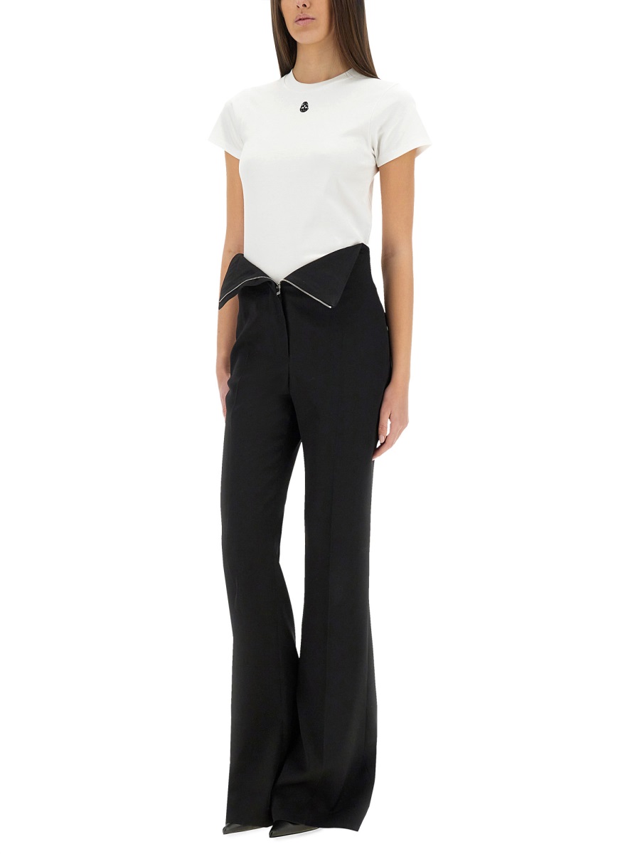 Alexander McQueen T-SHIRT WITH "SKULL" EMBROIDERY Wit