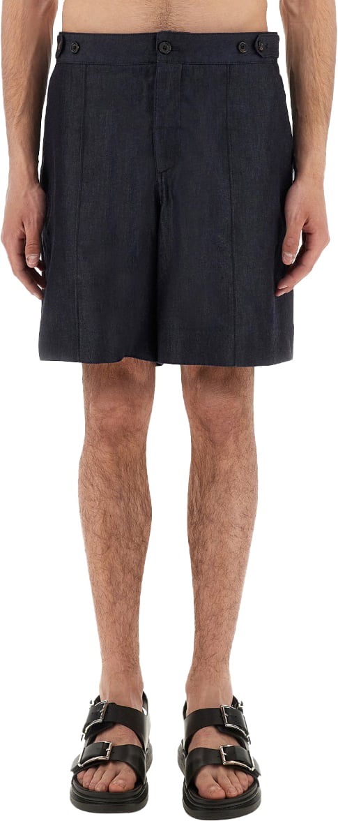Alexander McQueen SHORT IN DENIM Blauw