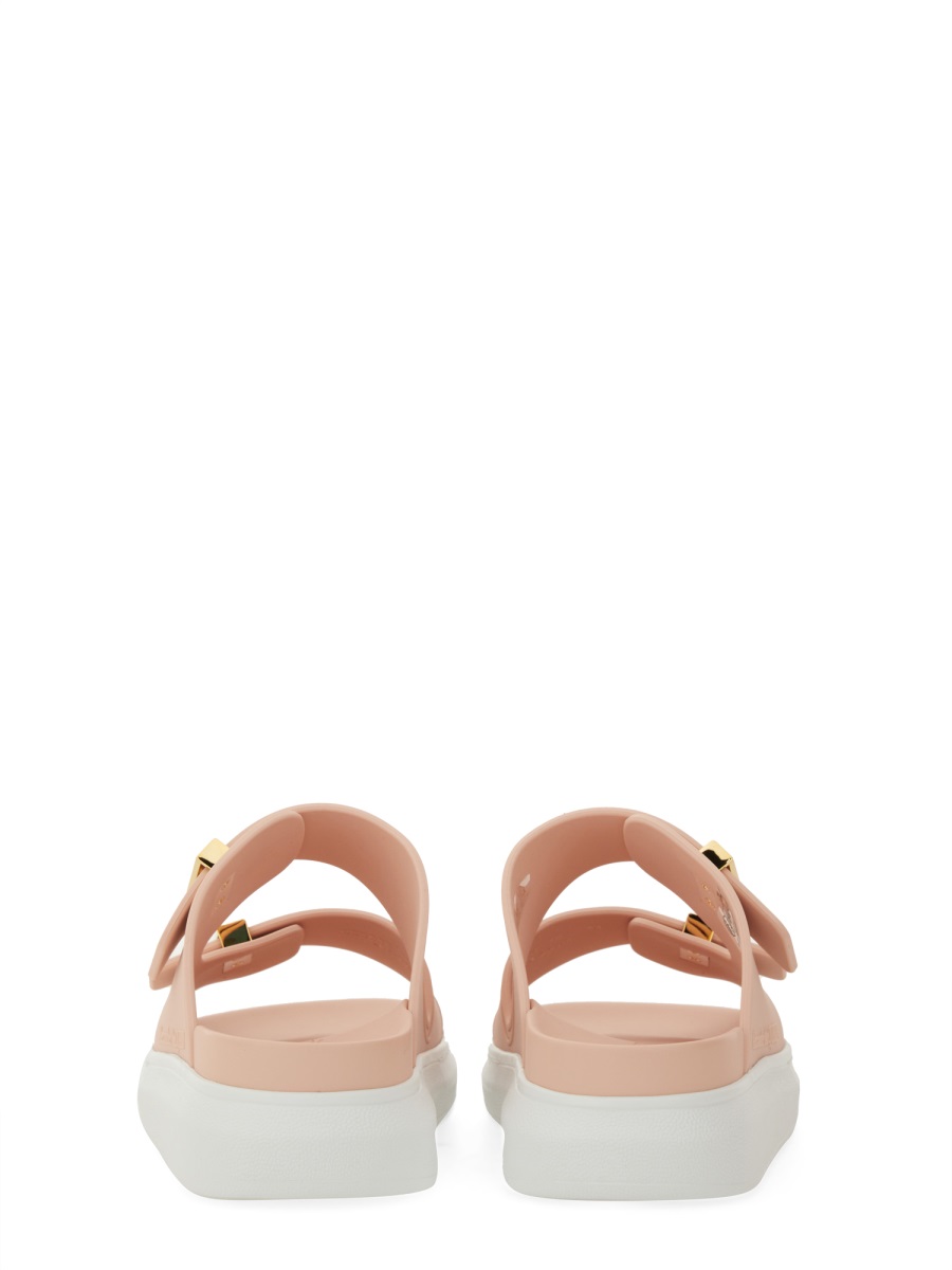 Alexander McQueen OVERSIZE HYBRID SANDAL Roze