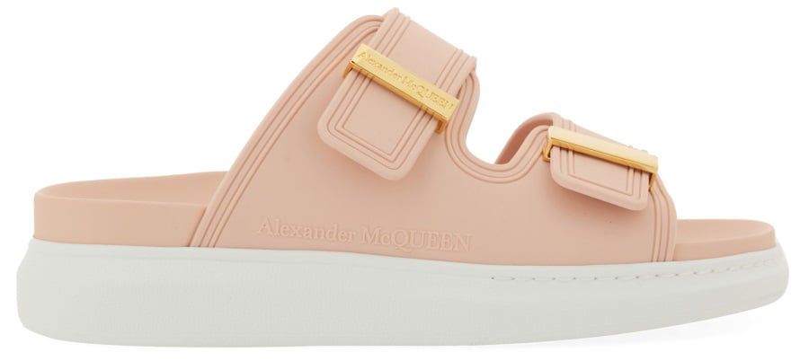 Alexander McQueen OVERSIZE HYBRID SANDAL Roze