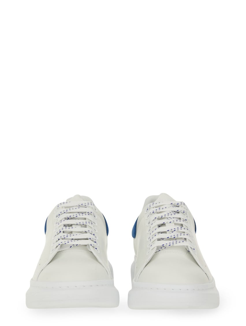 Alexander McQueen OVERSIZED LEATHER SNEAKER Wit