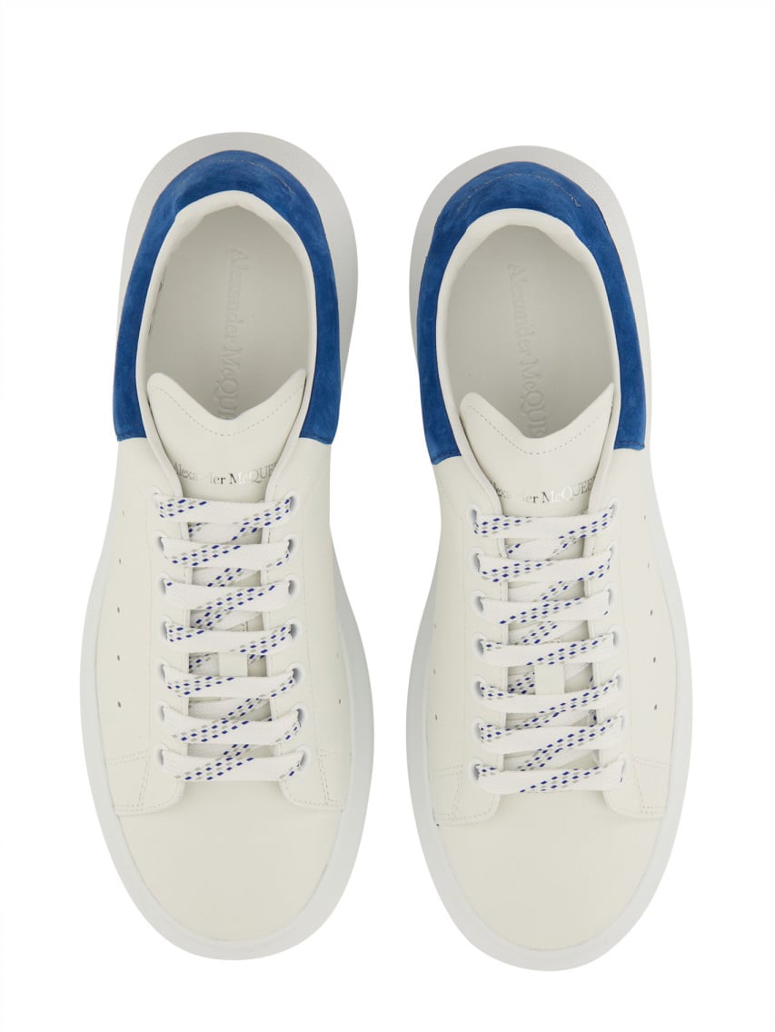 Alexander McQueen OVERSIZED LEATHER SNEAKER Wit