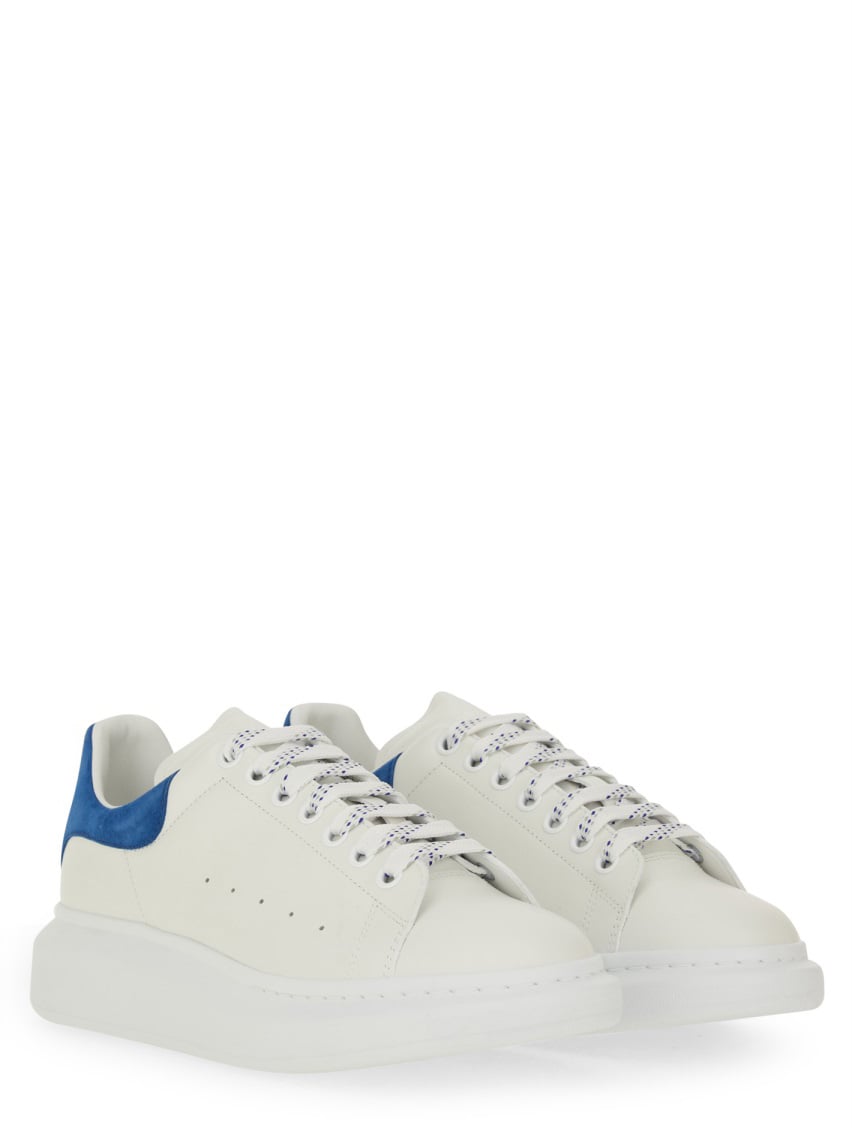 Alexander McQueen OVERSIZED LEATHER SNEAKER Wit