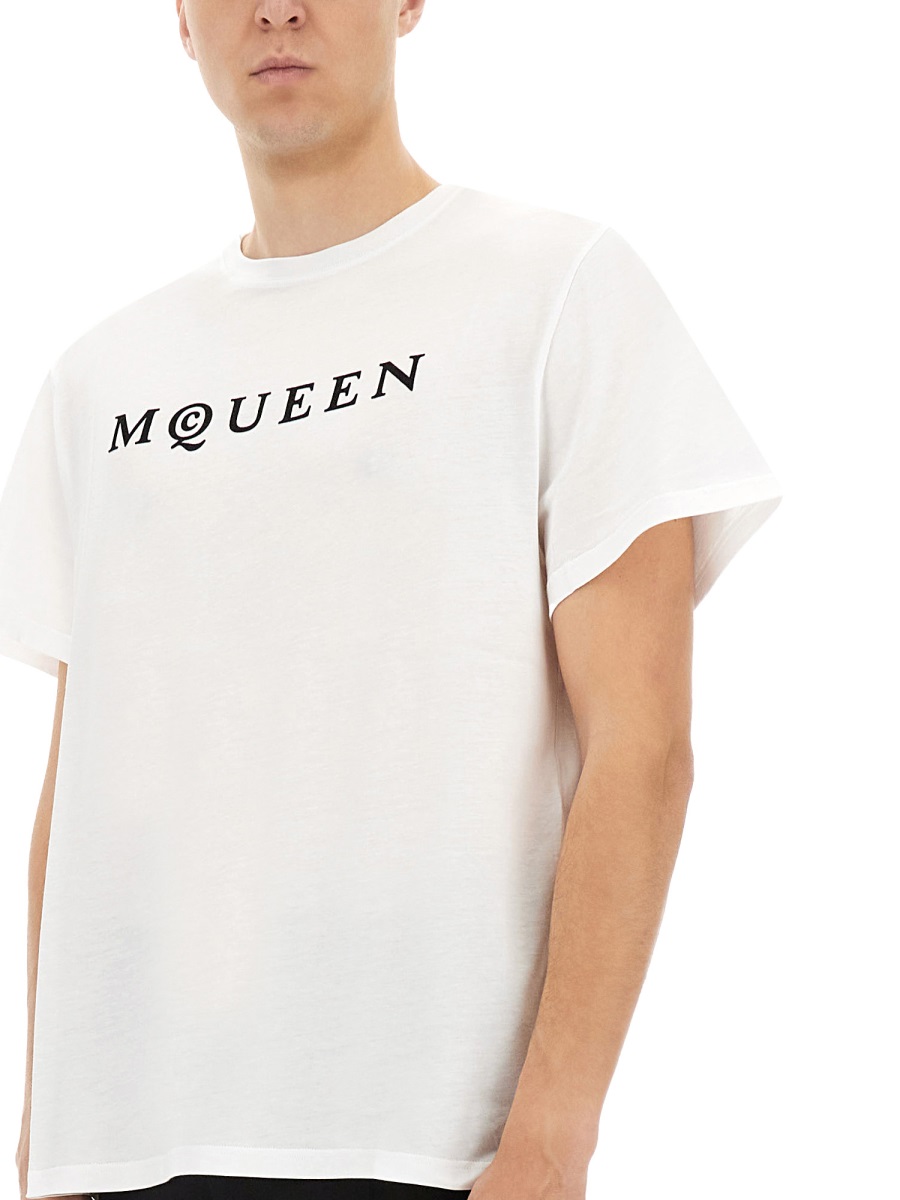 Alexander McQueen JERSEY T-SHIRT Wit