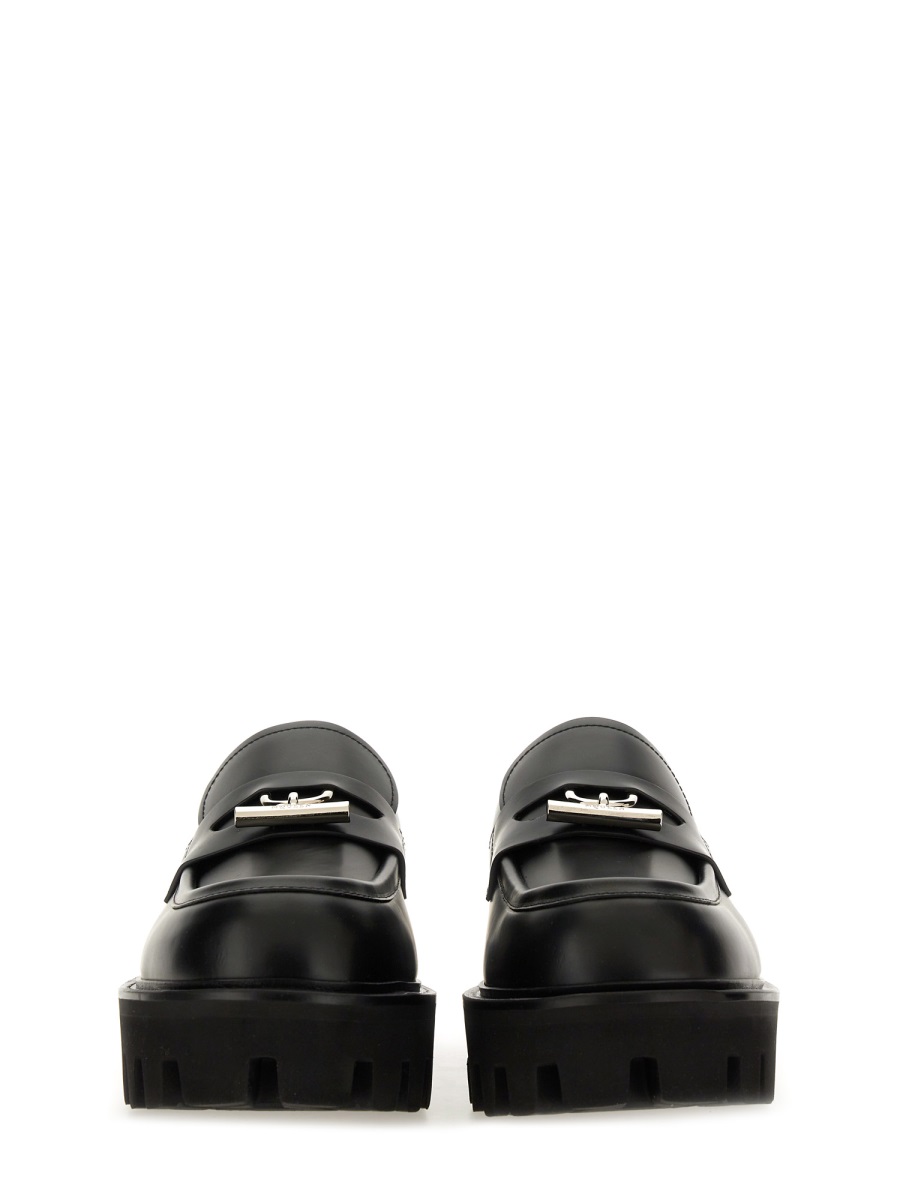 Alexander McQueen "PARACHUTE" LOAFER WITH BUCKLE T Zwart