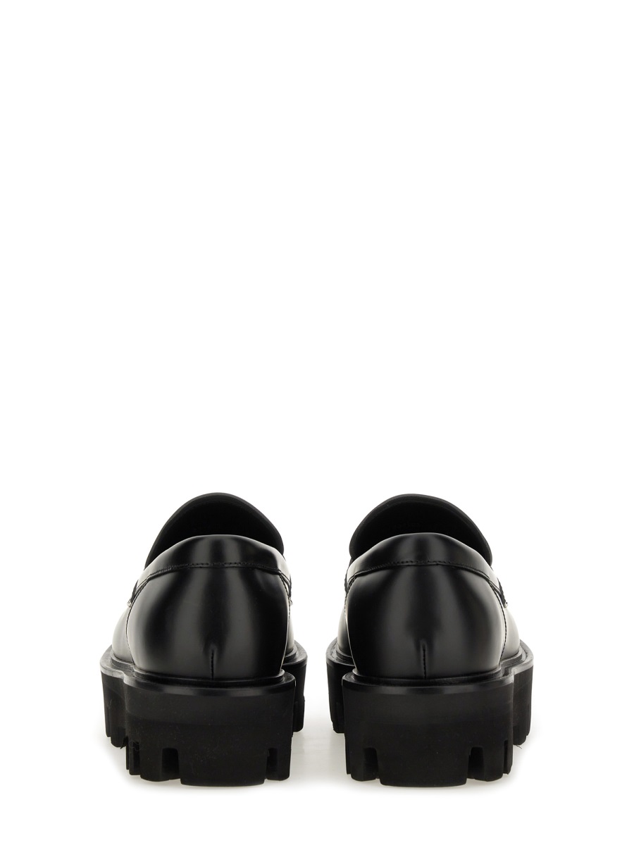 Alexander McQueen "PARACHUTE" LOAFER WITH BUCKLE T Zwart
