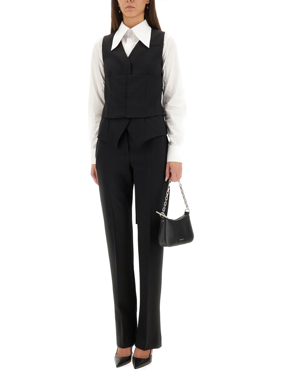 Alexander McQueen VEST CORSET Zwart