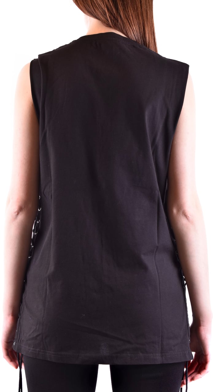 Alexander McQueen Tshirt Short Sleeves Black Zwart