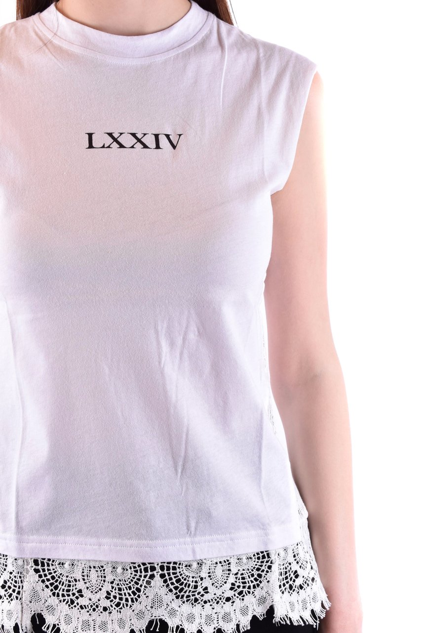 Alexander McQueen Tshirt Short Sleeves White Wit