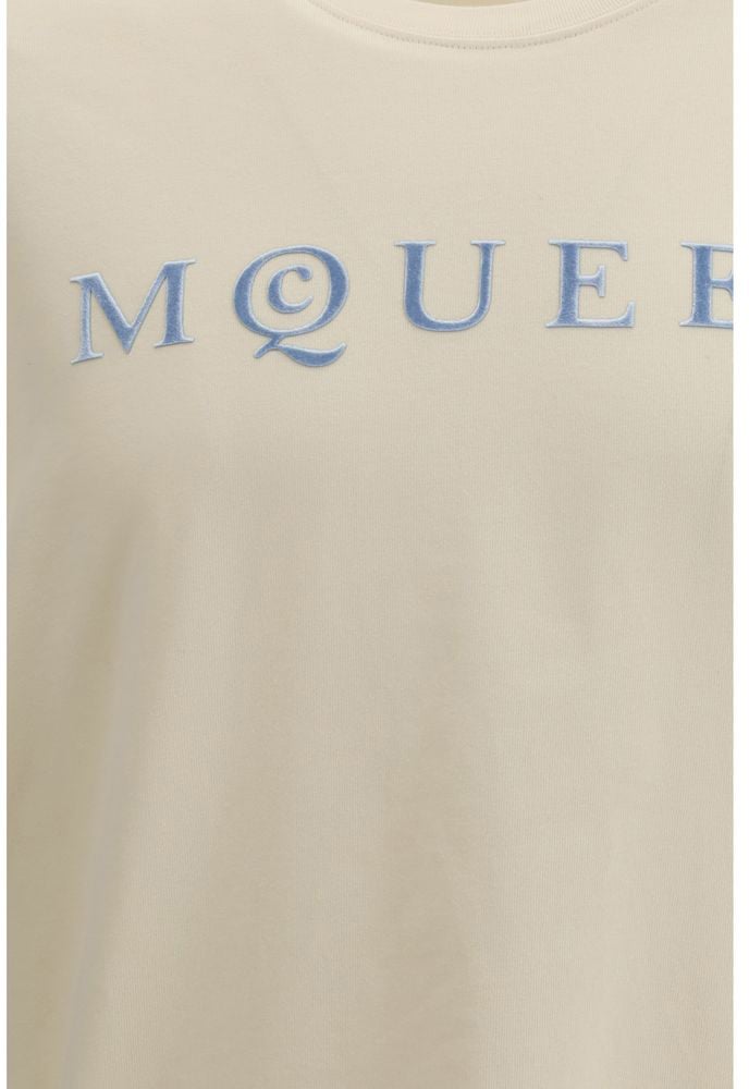 Alexander McQueen Alexander McQueen Beige Cotton T-Shirt Beige