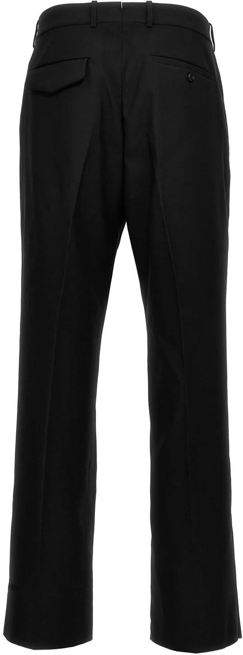 Alexander McQueen Black Wool Dress Pants Zwart