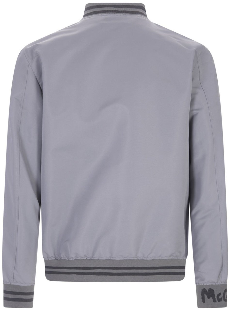 Alexander McQueen Alexander McQueen Bomber Jacket Grijs