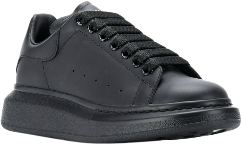 Alexander McQueen ALEXANDER MCQUEEN NEW TECH CALF/COLORED SOLE Zwart