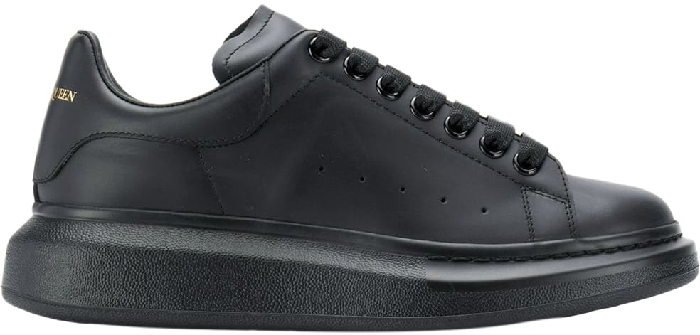 Alexander McQueen ALEXANDER MCQUEEN NEW TECH CALF/COLORED SOLE Zwart