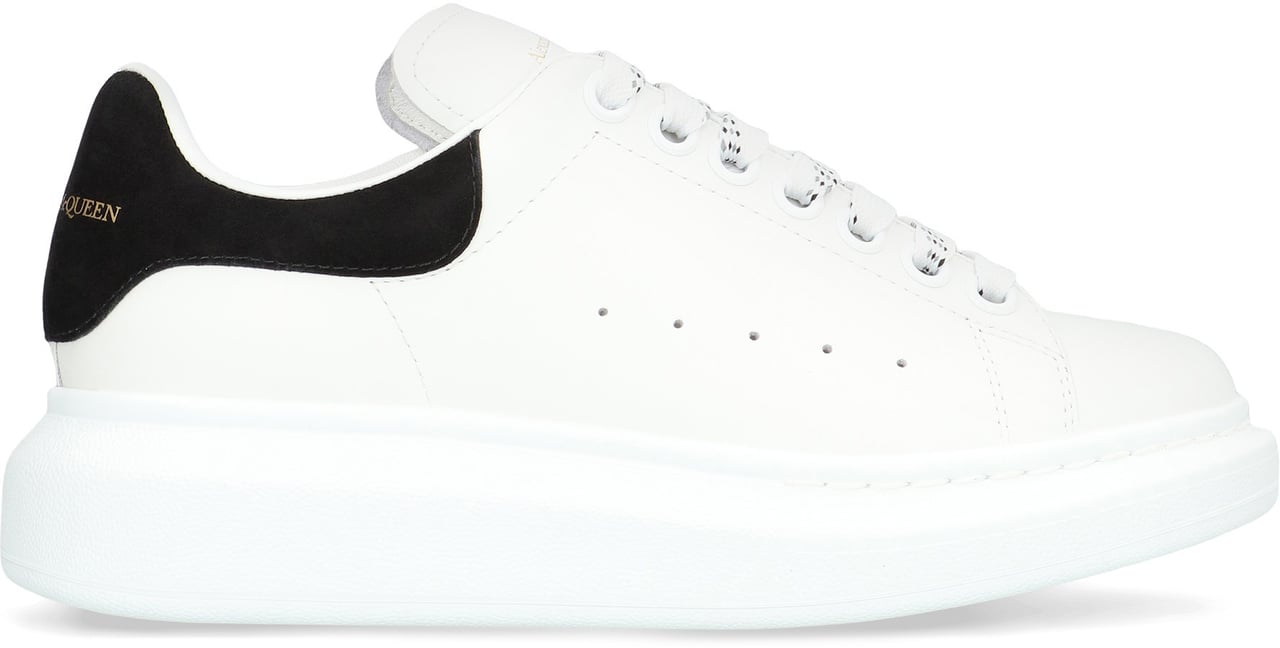 Alexander McQueen Leather chunky sneakers Wit