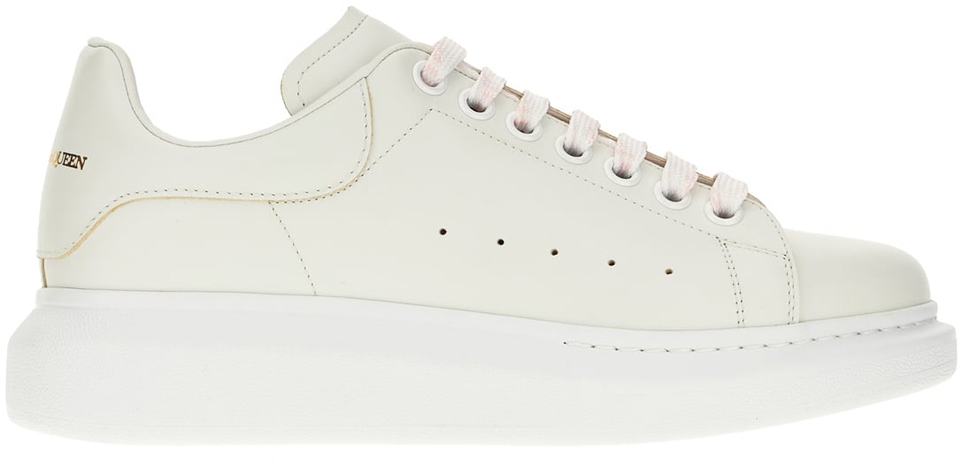 Alexander McQueen Alexander McQueen White leather sneakers Wit