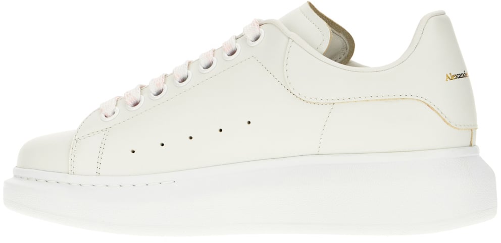 Alexander McQueen Alexander McQueen White leather sneakers Wit