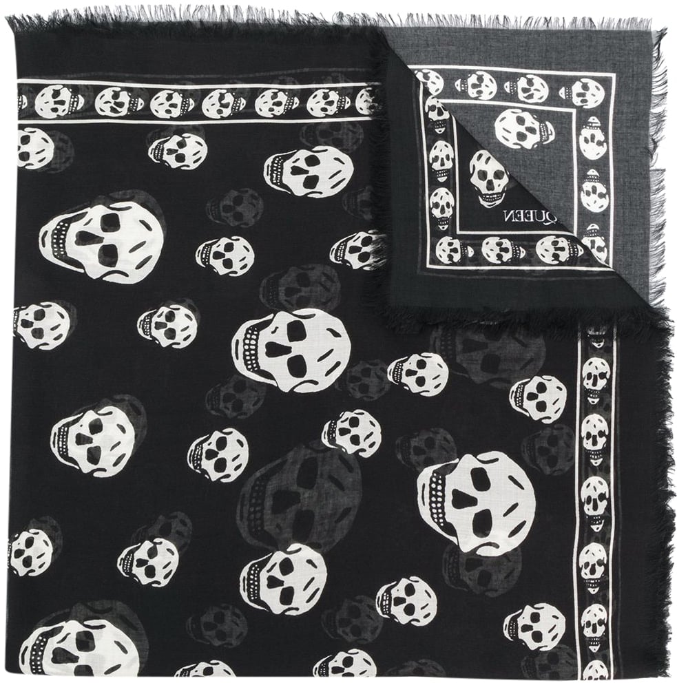 Alexander McQueen Scarfs Black Zwart
