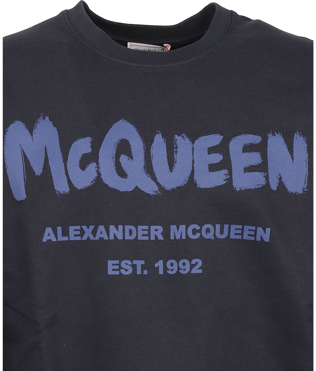 Alexander Mcqueen Cotton Logo Sweatshirt Divers