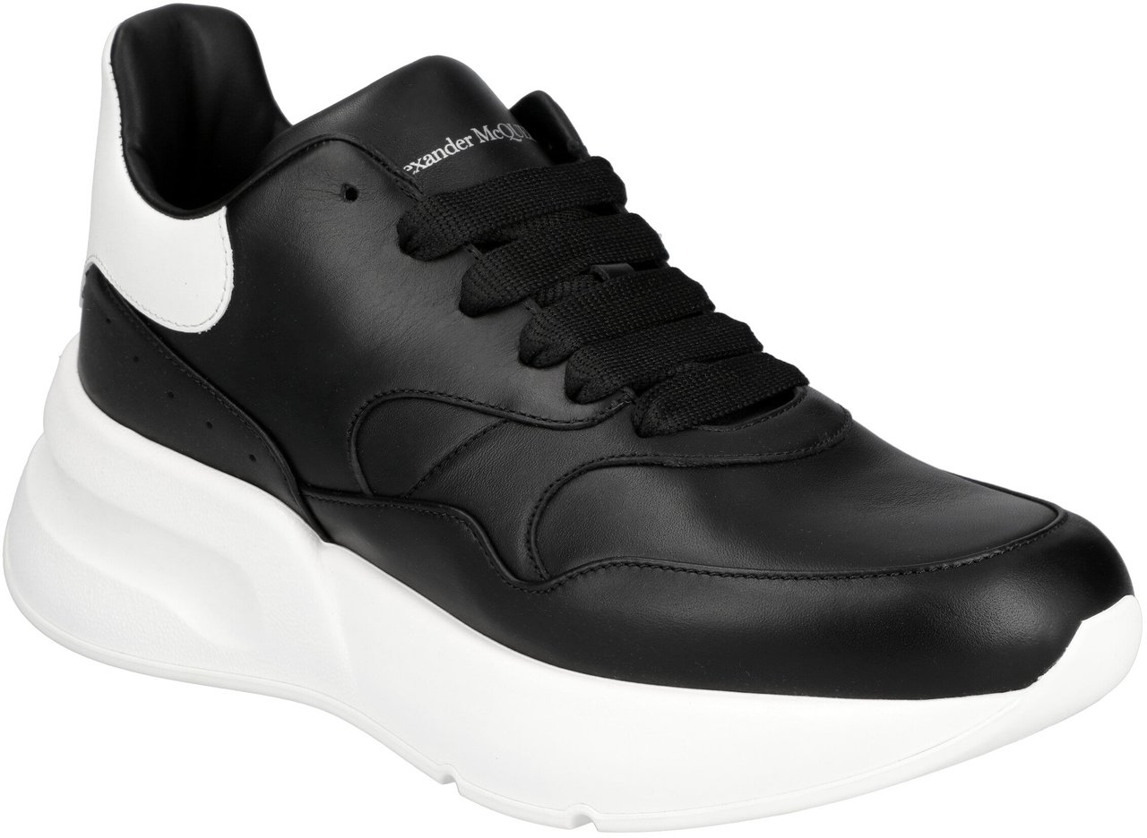 Alexander McQueen Court Sneaker 'Black' Zwart