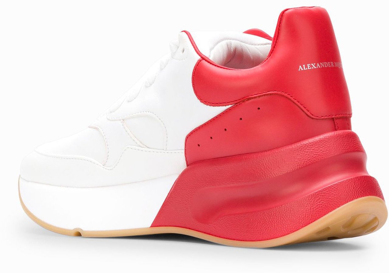 Alexander McQueen Oversized Runner Sneakers Wit