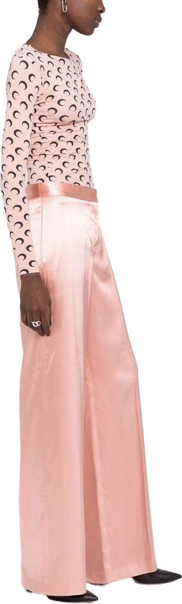 Alexander McQueen Trousers Pink Roze