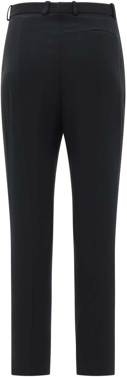 Alexander McQueen Cigarette trousers Zwart